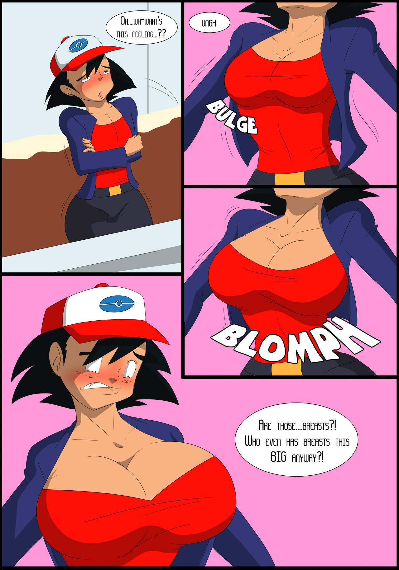 Gender bender comics. Gender Bender комиксы. Гендер Бендер порнкомикс. Breast Expansion покемон комикс. Хентай трансформация покемон гендер Бендер.