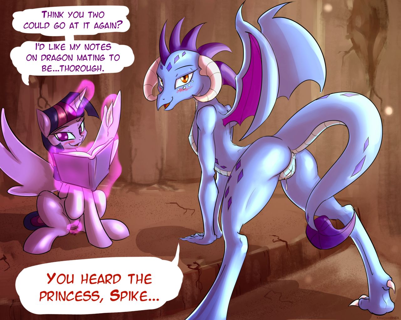 Mlp Princess Porn - My little pony Princess Ember - Page 1 - HentaiRox