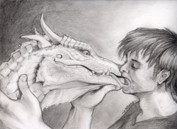 Human Males with Feral Female Dragons