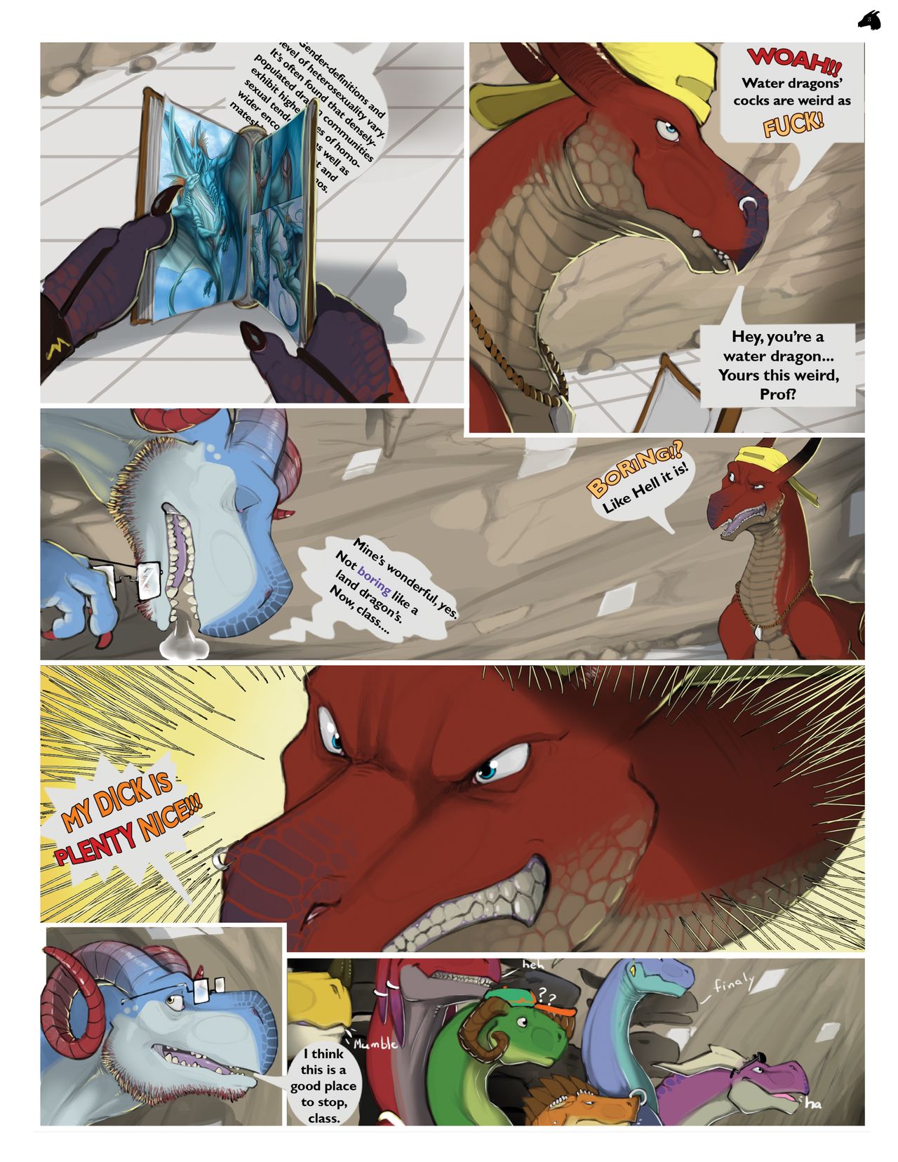 Dragon's hoard comic