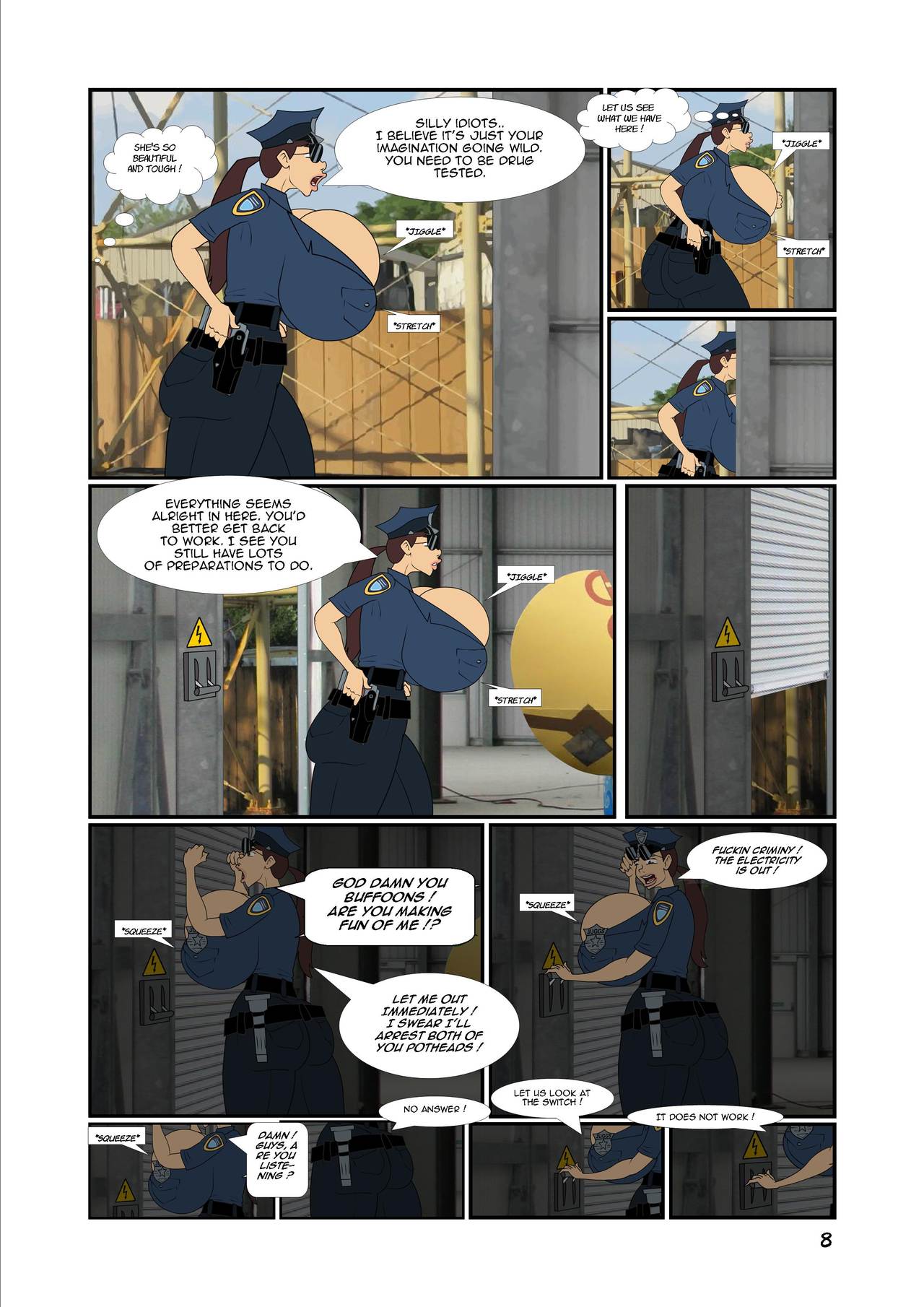 Officer Juggs - Page 8 - HentaiRox